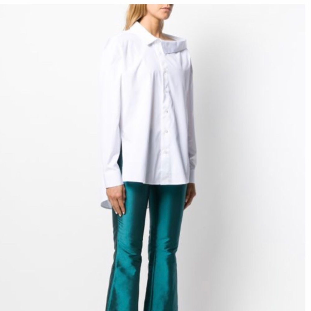 DECONSTRUCTED OFF-THE-SHOULDER SHIRT  EACH OTHER